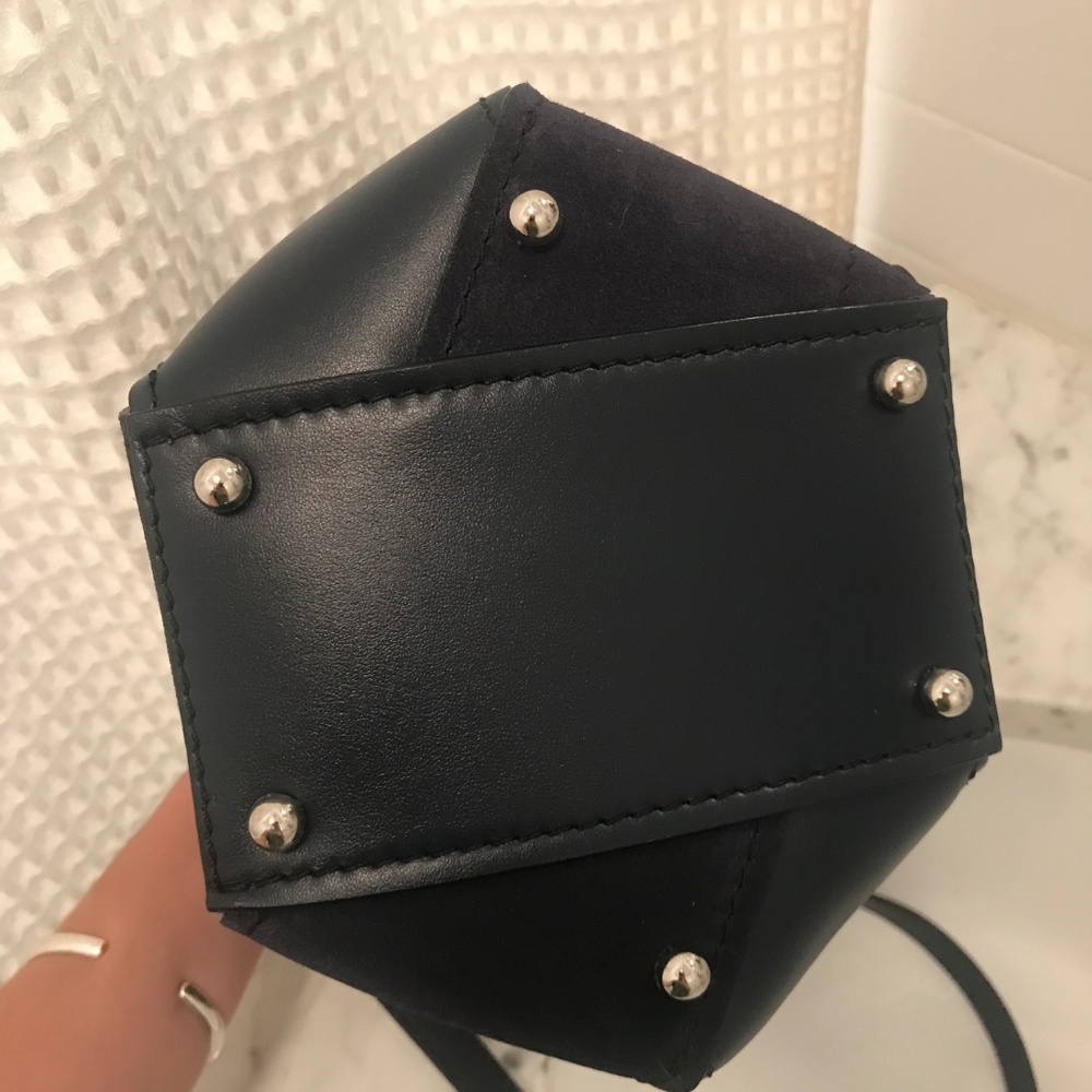 Proenza Schouler Mini Hex Shoulder Bag Indigo. NEW - Picture 3 of 5